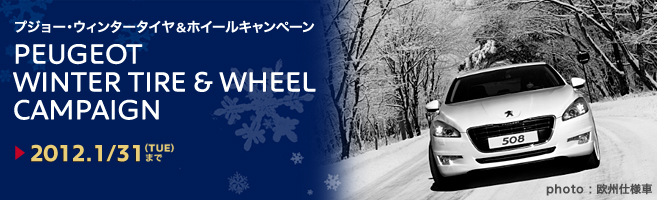 WINTER TIRE ＆ WHELL CAMPAIGN セクション 1