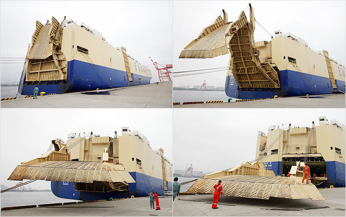 日本に到着したばかりのPEUGEOT達