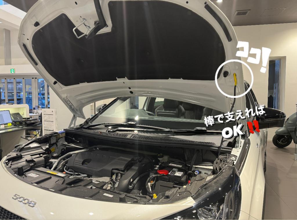 【　ボンネットの開け方🐾　】