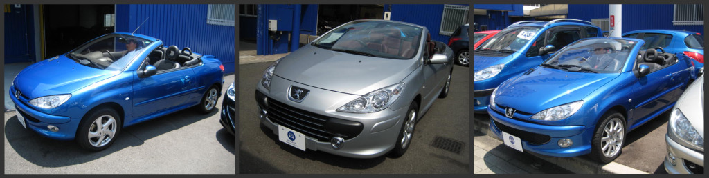 PEUGEOT認定中古車★オープンカー多数入荷