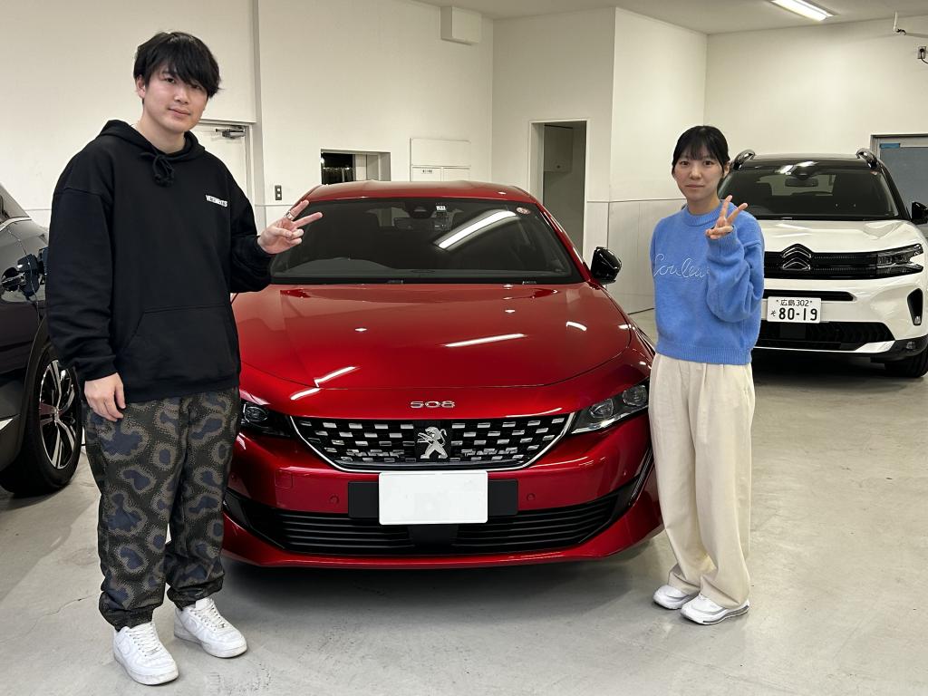 508 GT　ご納車のお礼