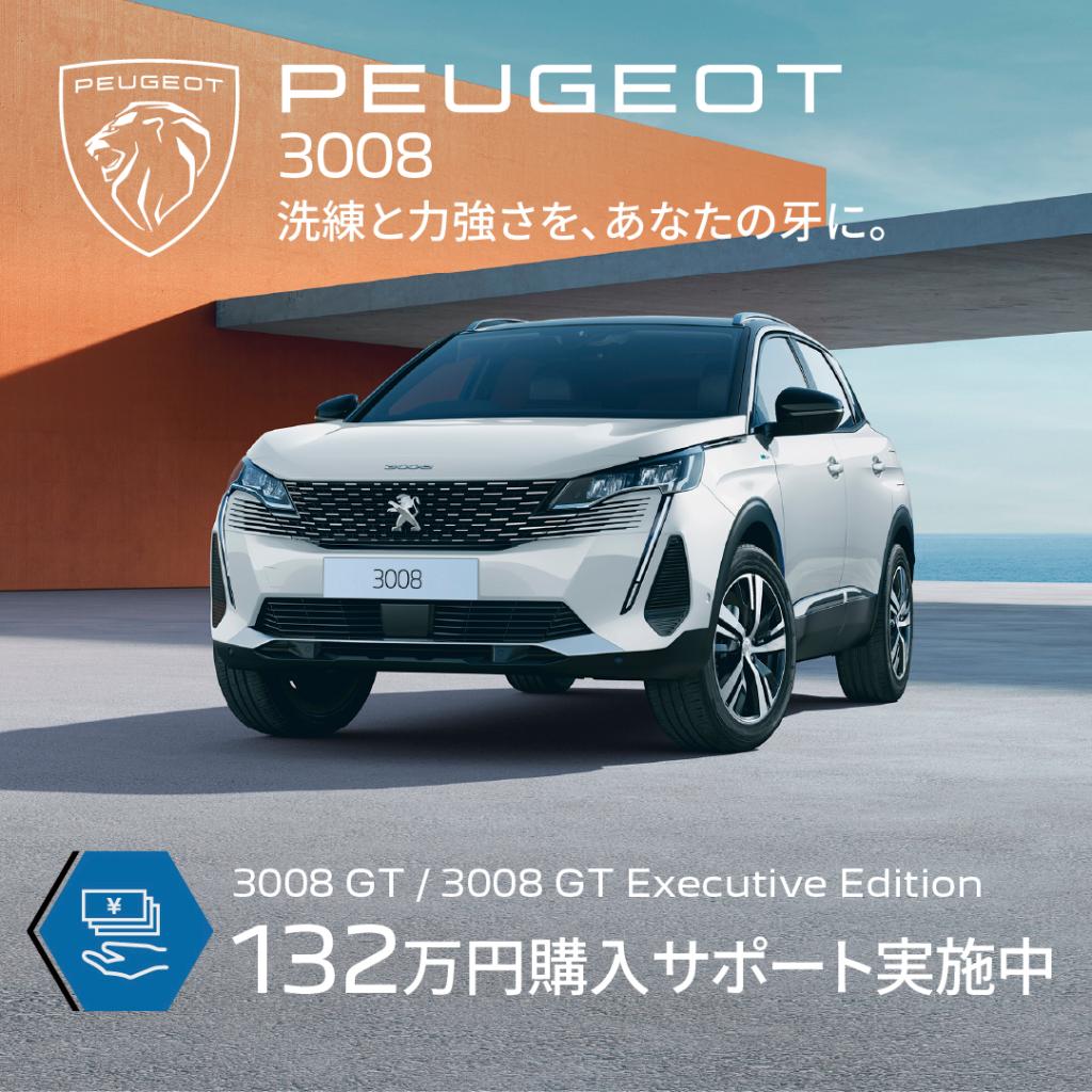 【　激熱🔥　PEUGEOT  3008  特別サポート実施中🐾　】