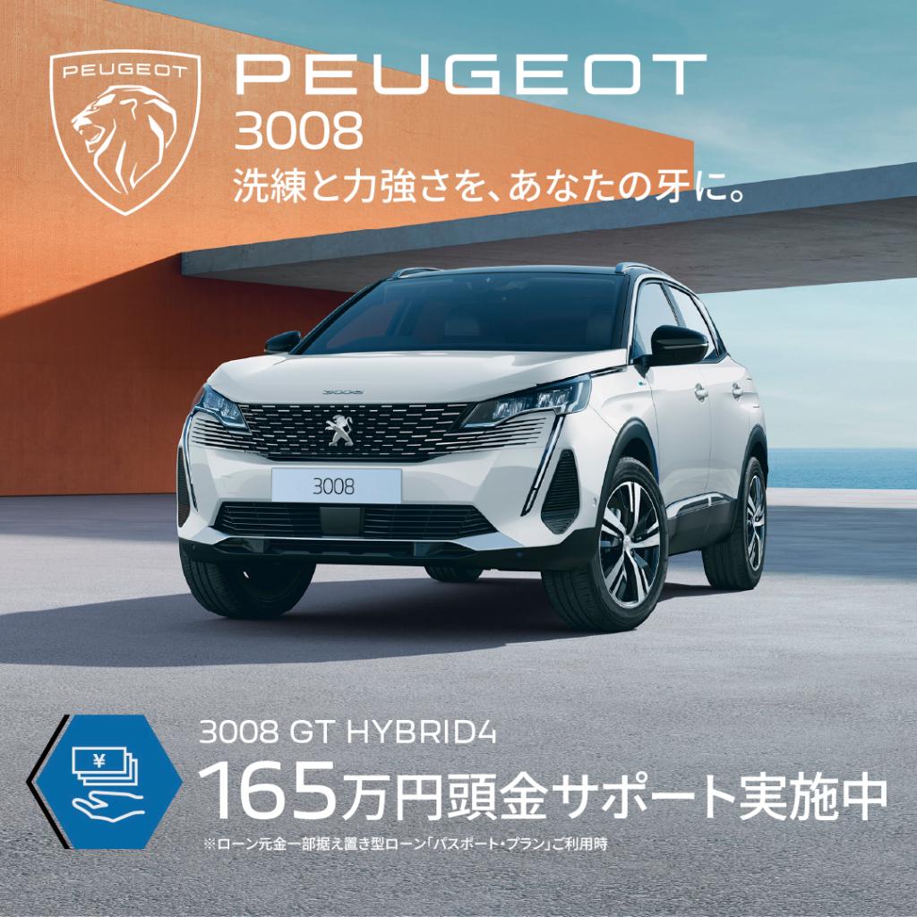 【　激熱🔥　PEUGEOT  3008  特別サポート実施中🐾　】